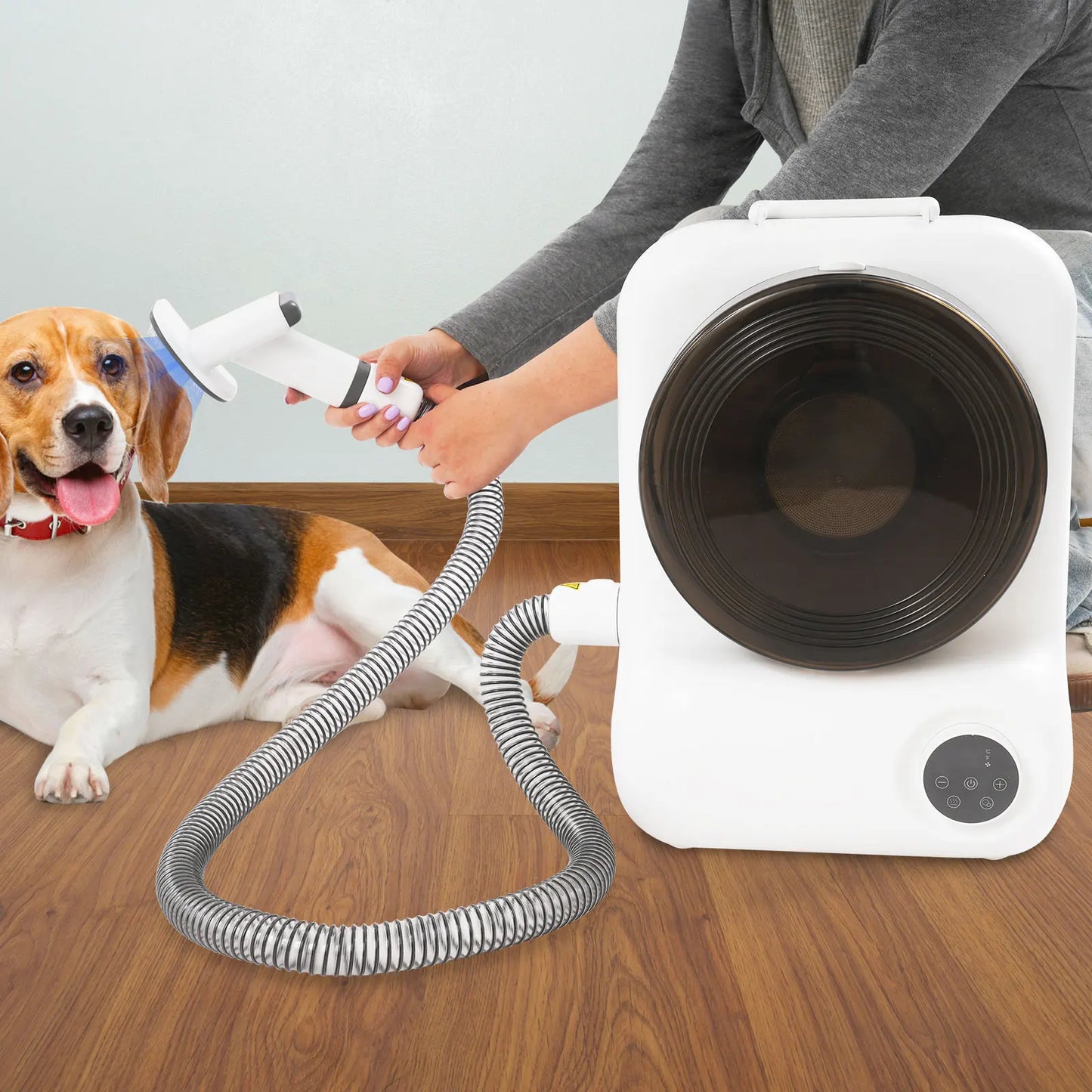 450W Modern Dog Grooming Vacuum Kit Pet Dryer Multifunctional Pet Dryer 120V