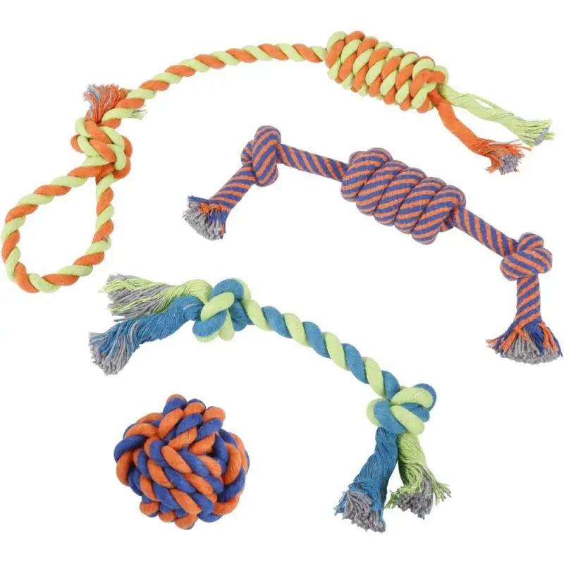 Multi layer woven wear-resistant rope! Small and medium-sized dog chew toys with bite resistant chewing rope