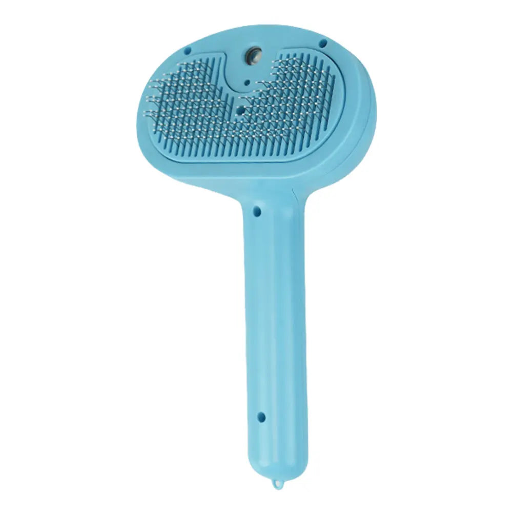 Cat Grooming Brush with Release Button Massage Grooming Brush Rechargeable Spray Cat Brush for Long and Short Hair Dogs and Cats