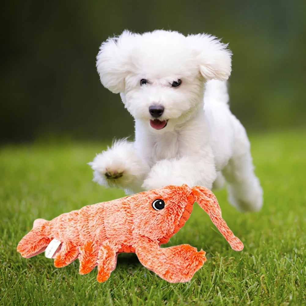 1/2/3 Cat Toys Electric Lobster USB Rechargeable Simulation Jumping Shrimp Plush Electric Pet Teasing Cat Dogs Toys Pet Supplies