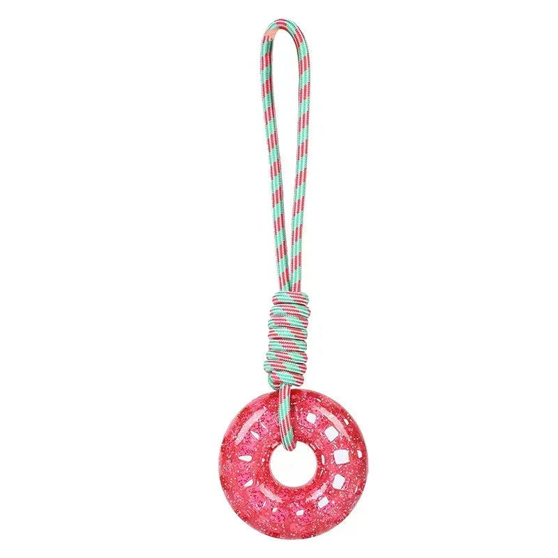 Dog Toys Pet Pull Ring Training Pull Ring EVA Material Bite-proof Floating Interactive Toys Dog Dog Resistant Pull Ring