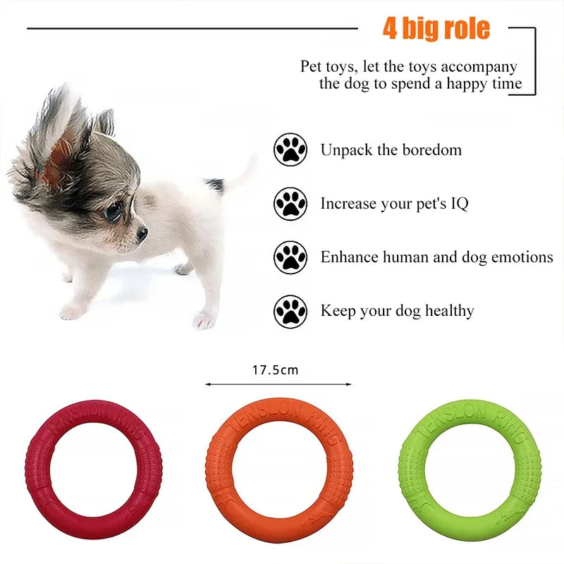 Dog Toys Pet Pull Ring Training Pull Ring EVA Material Bite-proof Floating Interactive Toys Dog Dog Resistant Pull Ring