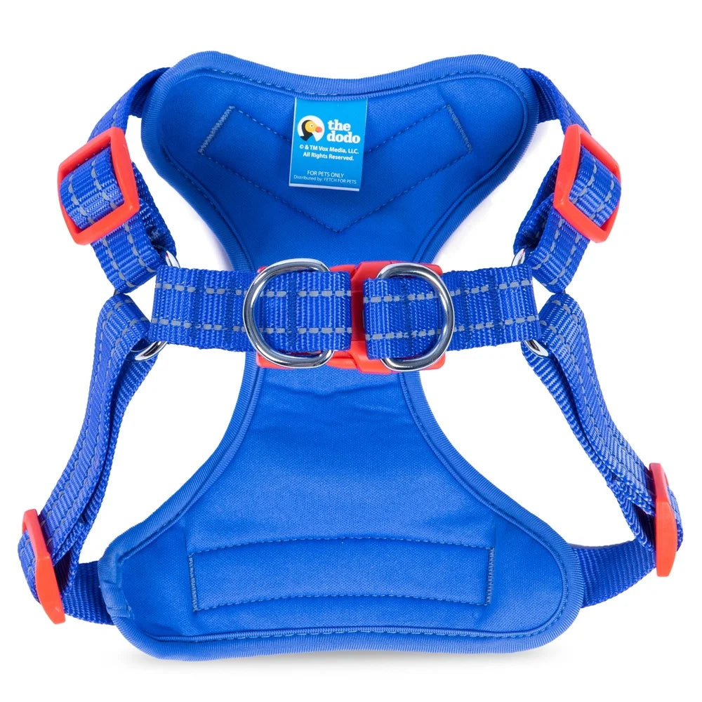 Adjustable Dog Harness Breathable Mesh Step-in Style Comfortable Fit Secure Snap Buckle Wide-band Chest Coverage Leash D-ring