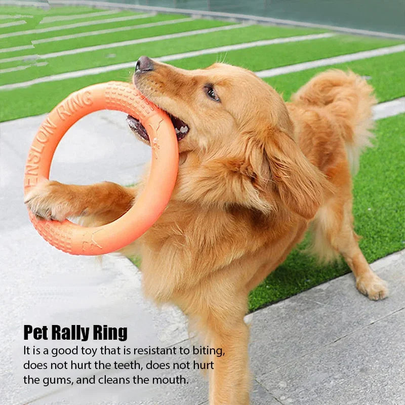Dog Toys Pet Pull Ring Training Pull Ring EVA Material Bite-proof Floating Interactive Toys Dog Dog Resistant Pull Ring