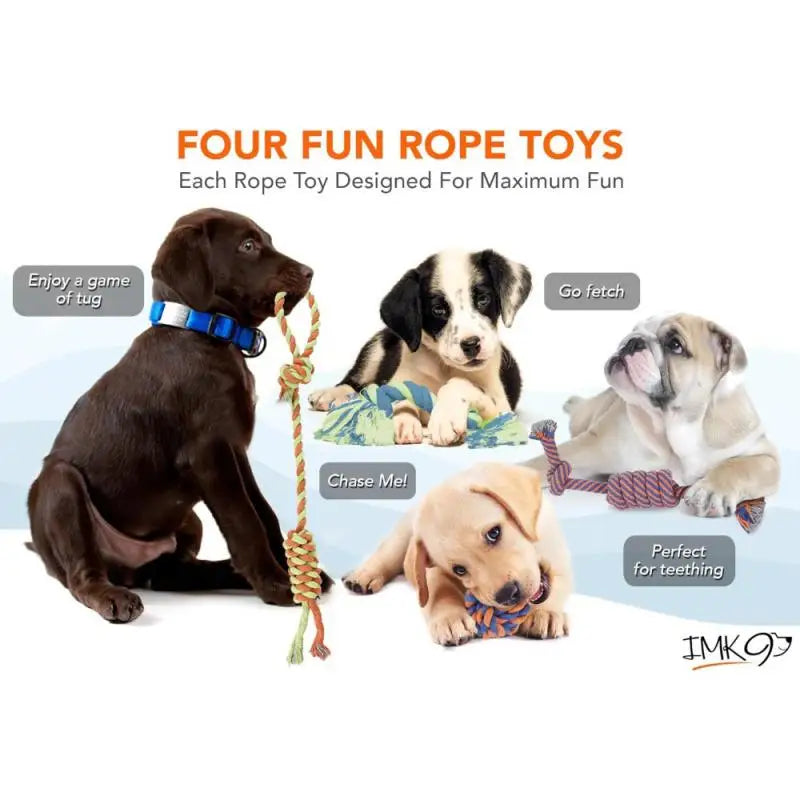 Multi layer woven wear-resistant rope! Small and medium-sized dog chew toys with bite resistant chewing rope