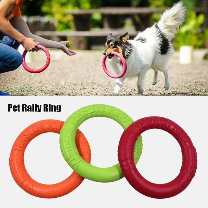 Dog Toys Pet Pull Ring Training Pull Ring EVA Material Bite-proof Floating Interactive Toys Dog Dog Resistant Pull Ring