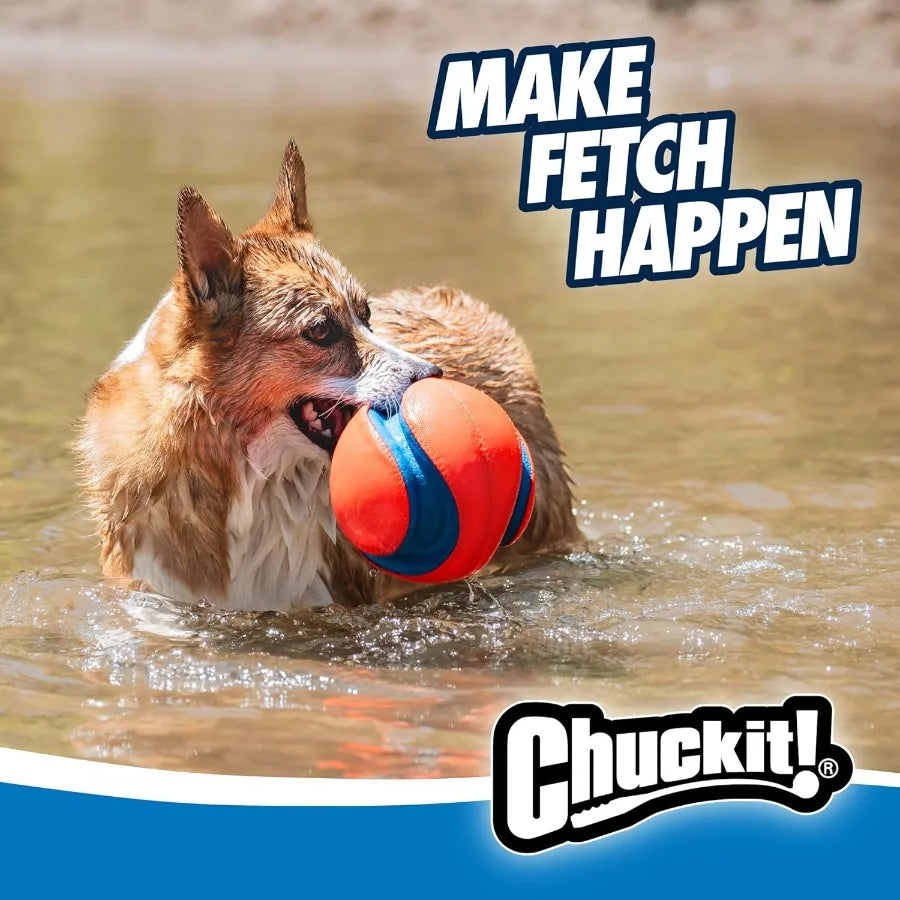 Kick Fetch Ball Dog Toy Floats in Water Perfect for Interactive Play Made with Durable Rubber and Foam For Large Dogs Size Larg