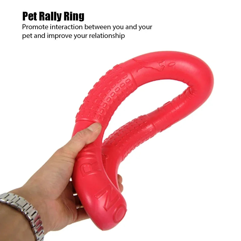 Dog Toys Pet Pull Ring Training Pull Ring EVA Material Bite-proof Floating Interactive Toys Dog Dog Resistant Pull Ring