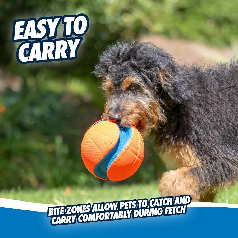 Kick Fetch Ball Dog Toy Floats in Water Perfect for Interactive Play Made with Durable Rubber and Foam For Large Dogs Size Larg
