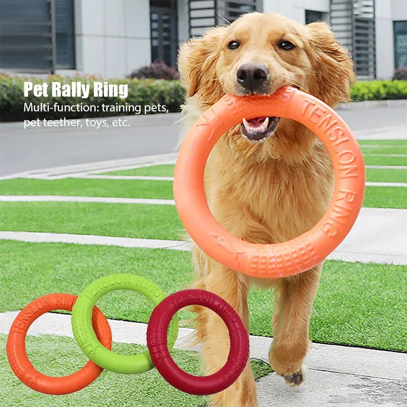 Dog Toys Pet Pull Ring Training Pull Ring EVA Material Bite-proof Floating Interactive Toys Dog Dog Resistant Pull Ring