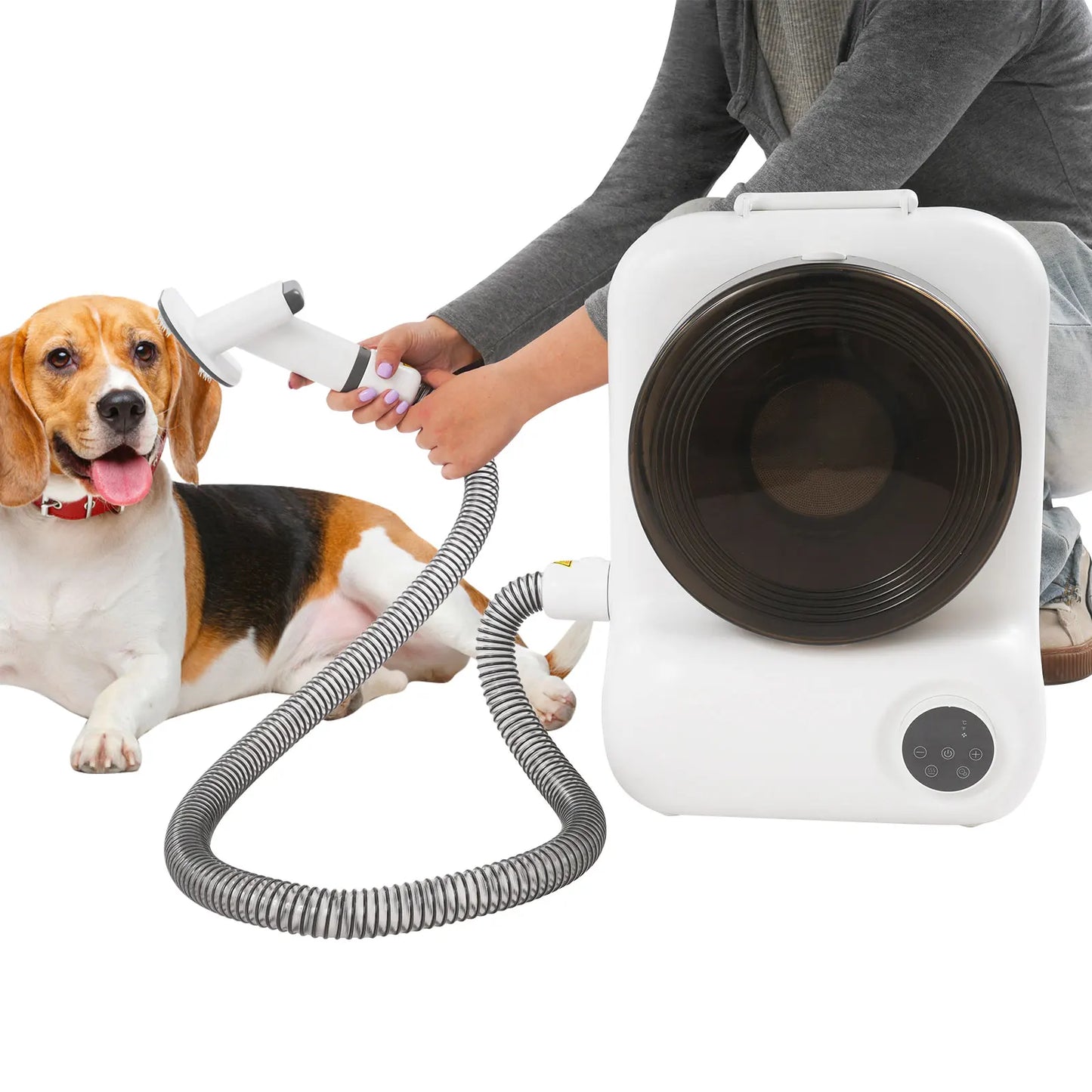 450W Modern Dog Grooming Vacuum Kit Pet Dryer Multifunctional Pet Dryer 120V