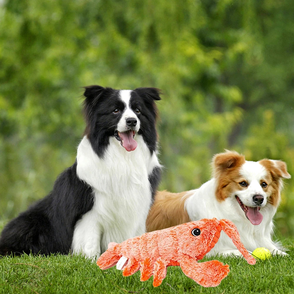 1/2/3 Cat Toys Electric Lobster USB Rechargeable Simulation Jumping Shrimp Plush Electric Pet Teasing Cat Dogs Toys Pet Supplies