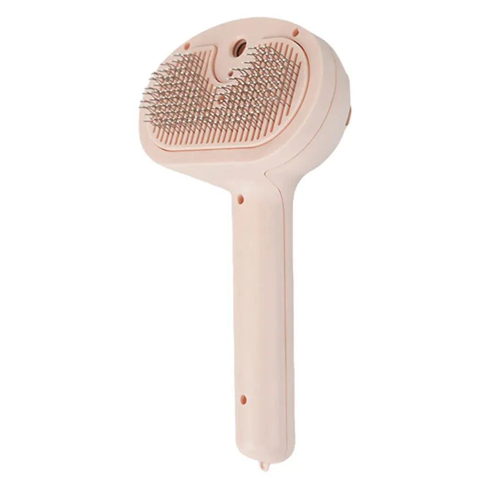 Cat Grooming Brush with Release Button Massage Grooming Brush Rechargeable Spray Cat Brush for Long and Short Hair Dogs and Cats