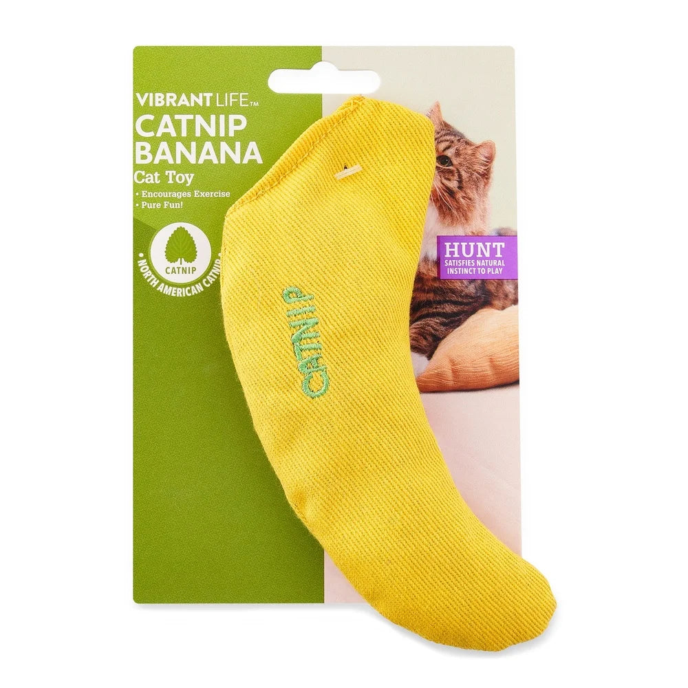 3 Pack Catnip Filled Banana Shaped Cat Toy Cats Kittens Durable Lightweight Soft Stress Relief Exercise Mental Stimulation