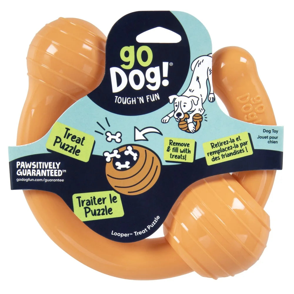Durable Dog Toy with Chew Guard Technology Squeaky Treat Dispenser Engaging Puzzle Interactive Play Medium to Large Dogs