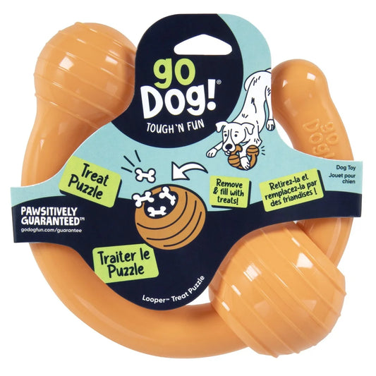 Durable Dog Toy with Chew Guard Technology Squeaky Treat Dispenser Engaging Puzzle Interactive Play Medium to Large Dogs