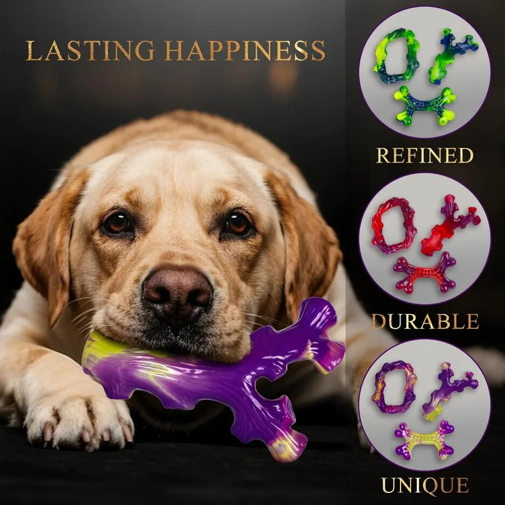 9-Pack Indestructible Dog Toys for Aggressive Chewers, Durable Chew Toys for Large Dogs, Dog Toy for Aggressive Chewer Large Bre