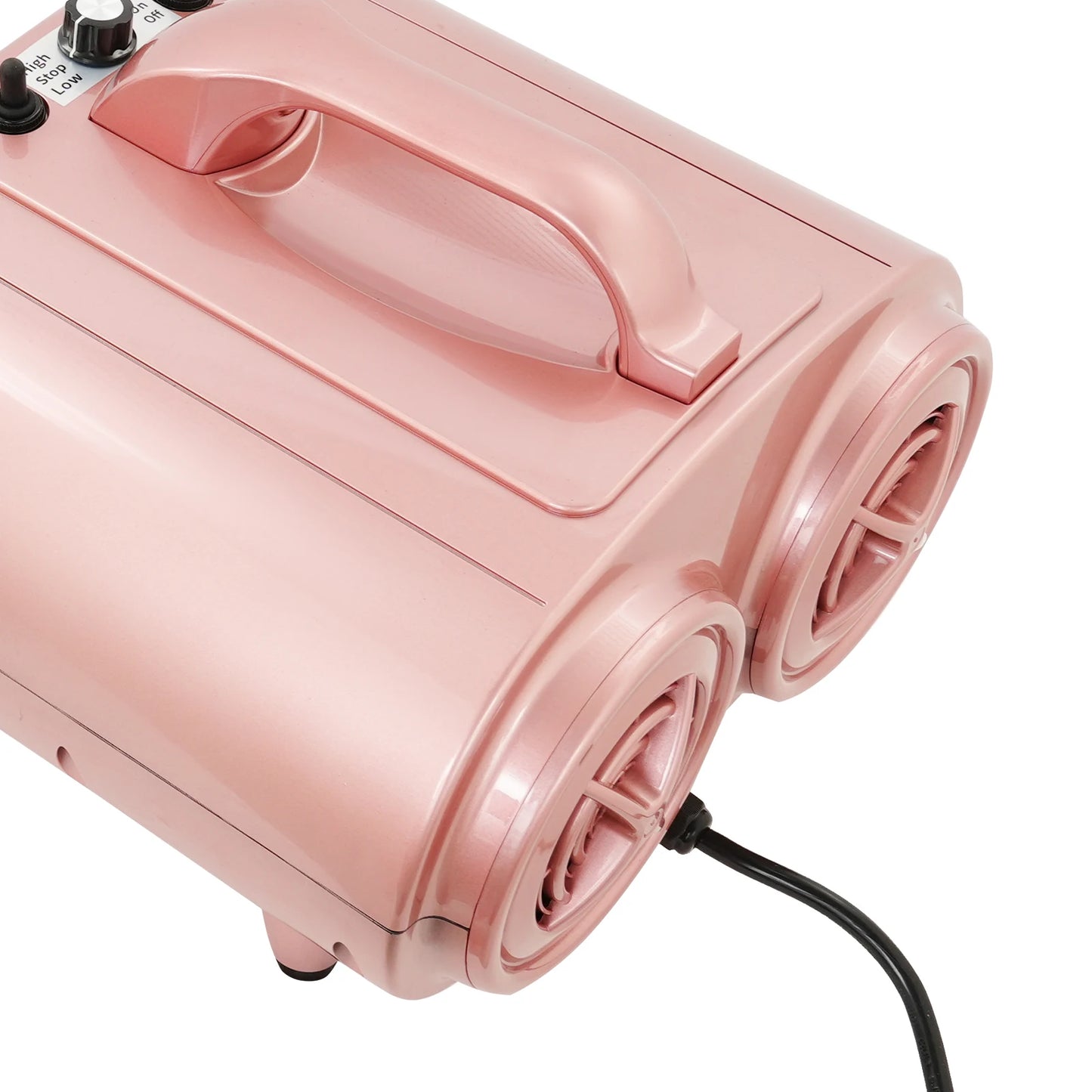 Dog Dryer Pet Hair Blower Pet Grooming Hair Dryer Dog Dryer 3600W Dual Motor Adjustable Speed Temperature 2 Nozzles Low Noise